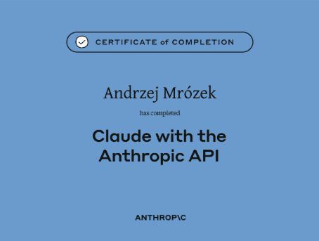 Claude with the Anthropic API